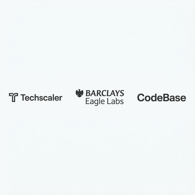 In partnership with Techscaler, Barclays Eagle Labs, and CodeBase